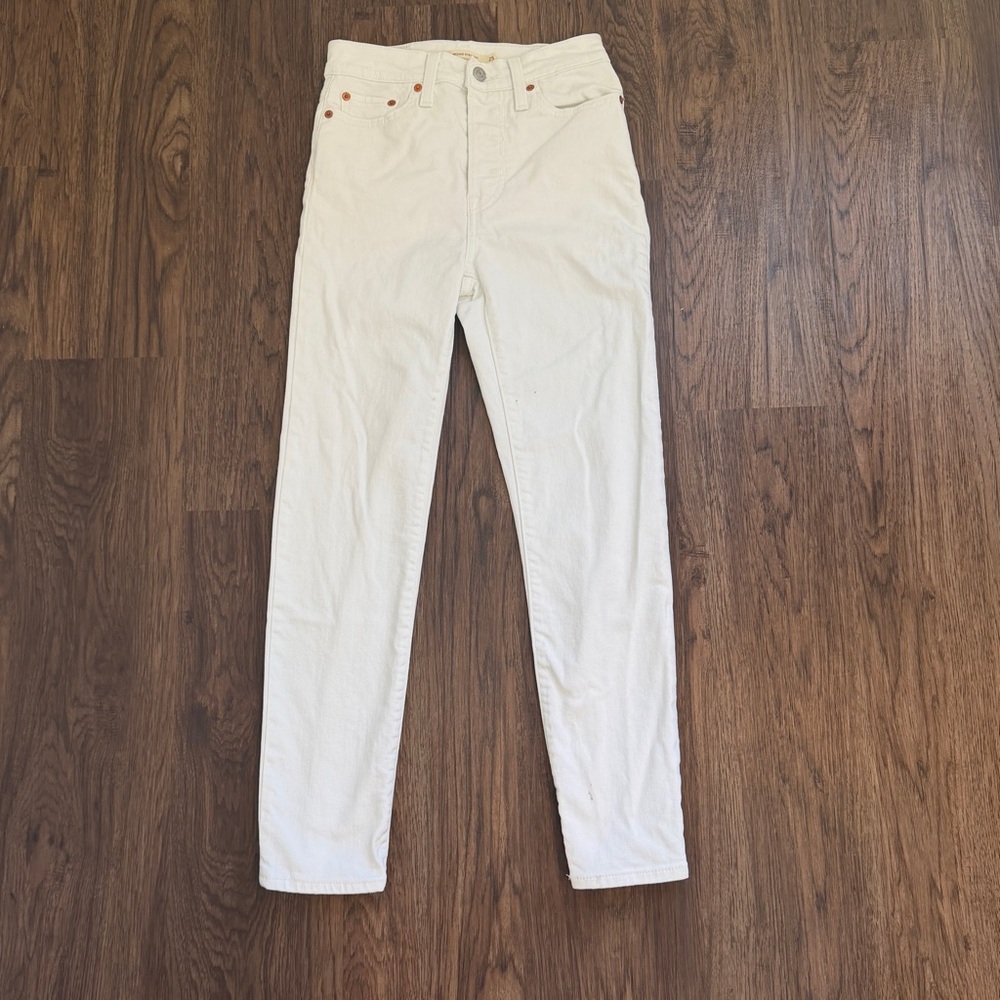 Levi’s Straight Leg White Women's Jeans
